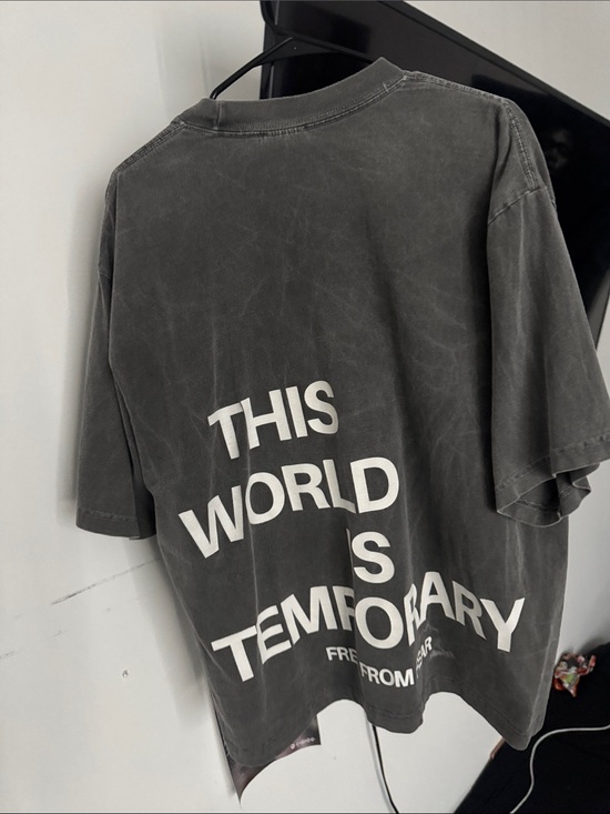 Other - Mens Gray Graphic Tee - "This World Is Temporary"